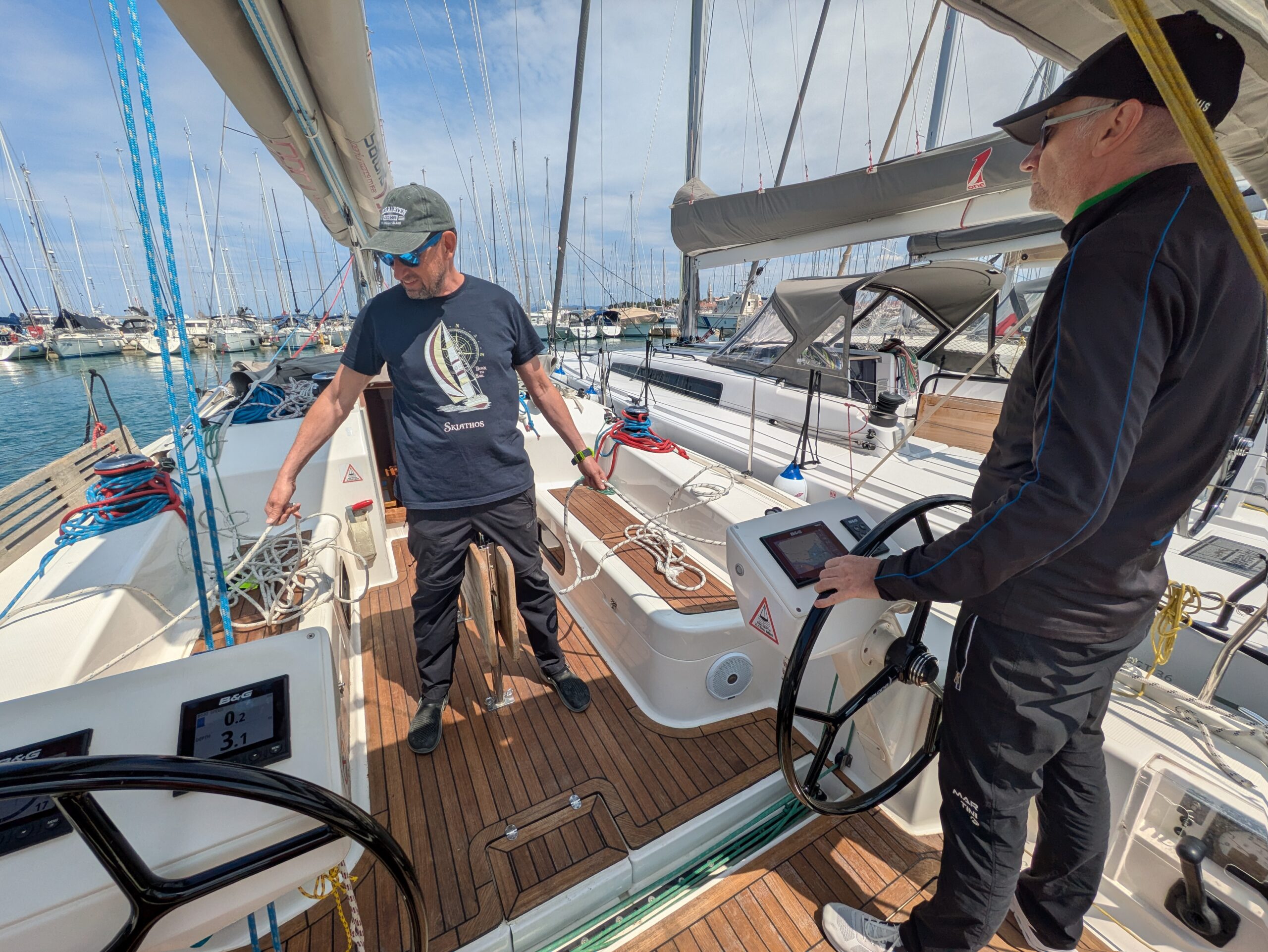 Das Skippertraining wird auf die individuellen Bedürfnissen des Teilnehmer angepasst.